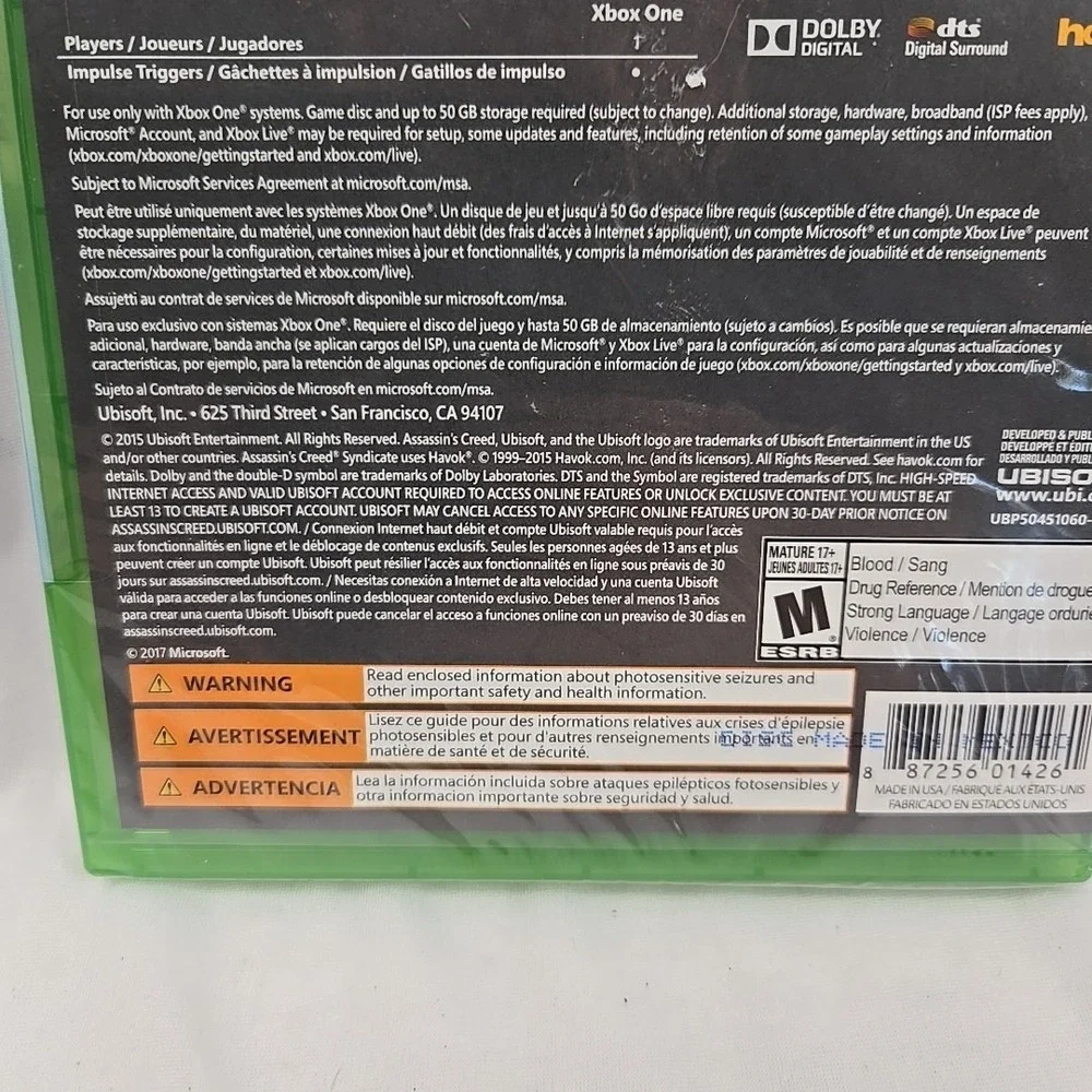 Assassin's Creed: Syndicate - Microsoft Xbox‎ One - NEW & SEALED